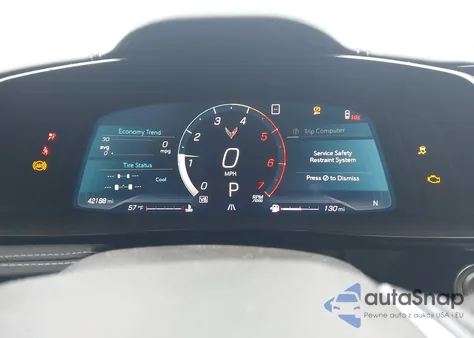 2020 Chevrolet Corvette Stingray Rwd 2Lt z USA, uszkodzony, nr VIN 1G1Y72D49L5109791